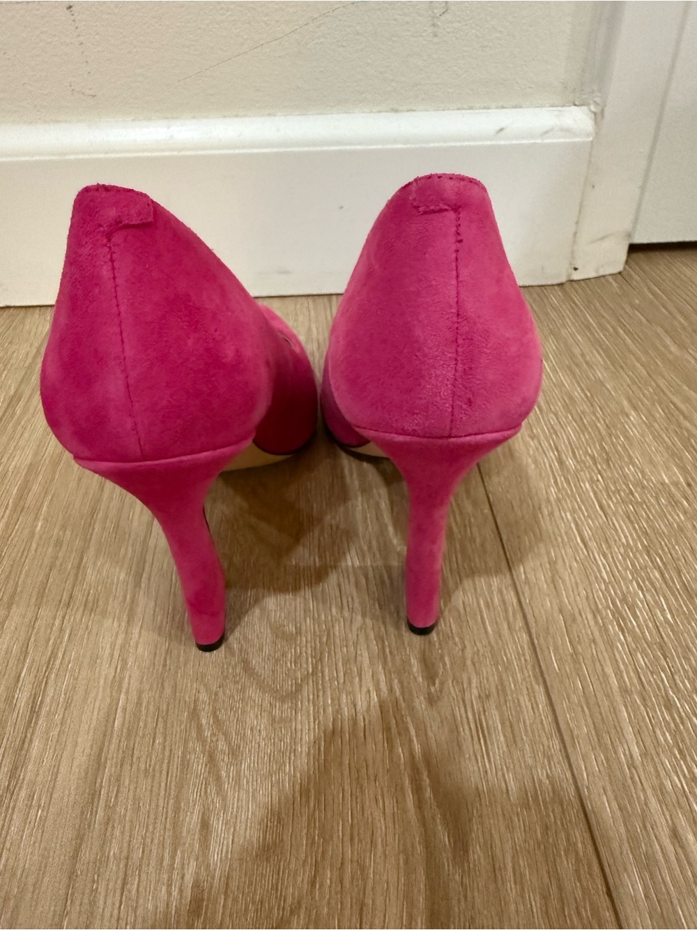 Nine West Pink Suede Pointed Toe Pumps LIKE NEW! ๐๐ - Picture 3 of 5